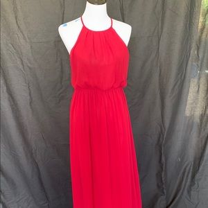 Floor Length Halter Dress